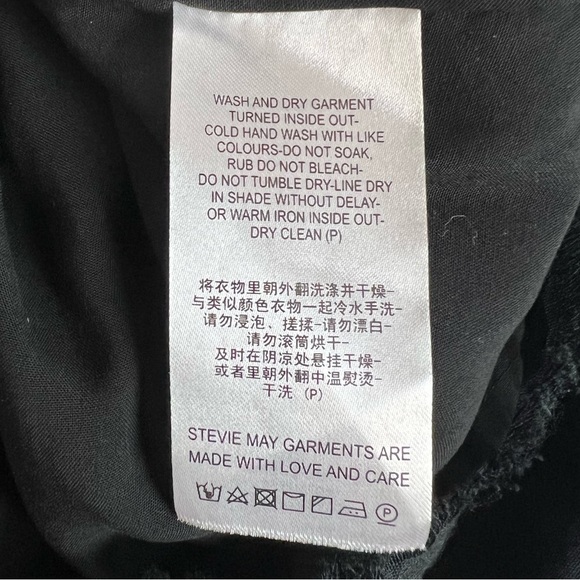 NWT Stevie May The Card Players Mini Dress in Black & Gold Size Large - Picture 5 of 11